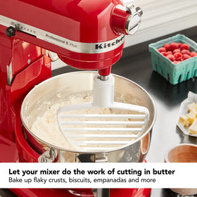 KitchenAid Pastry Beater shredding meat for quick meals