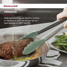 KitchenAid pistachio color tongs brighten kitchens and drawers with style.