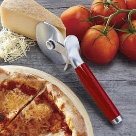 KitchenAid 9 inch red pizza wheel complements kitchen decor