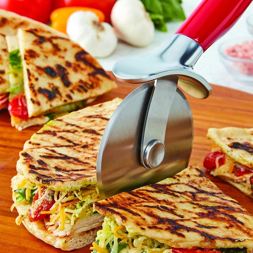 KitchenAid pizza wheel safety guard protects fingers during use