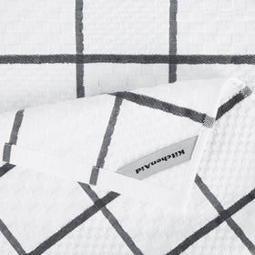 KitchenAid Quilted Cotton Terry Kitchen Essentials on a counter display