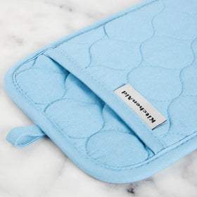 KitchenAid blue velvet kitchen towel 16x26 ready for spills and drying tasks.