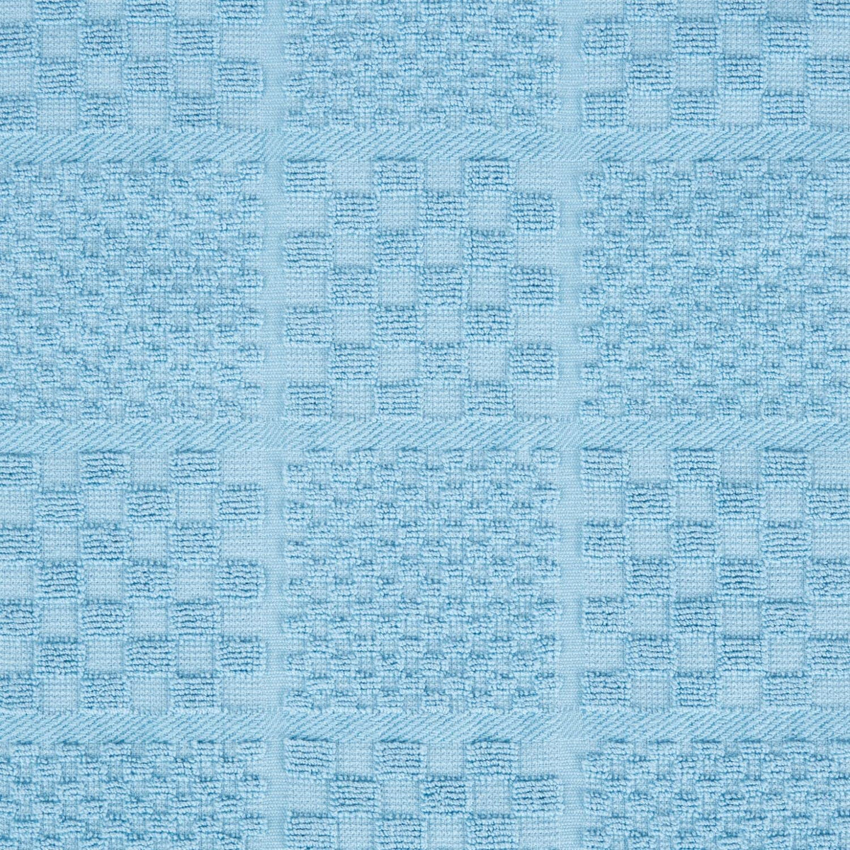 KitchenAid blue velvet pot holder with dual-layer quilted design for heat resistance.