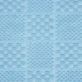 KitchenAid blue velvet pot holder with dual-layer quilted design for heat resistance.