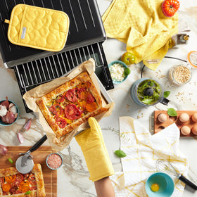 KitchenAid quilted pot holder with non-slip silicone grip