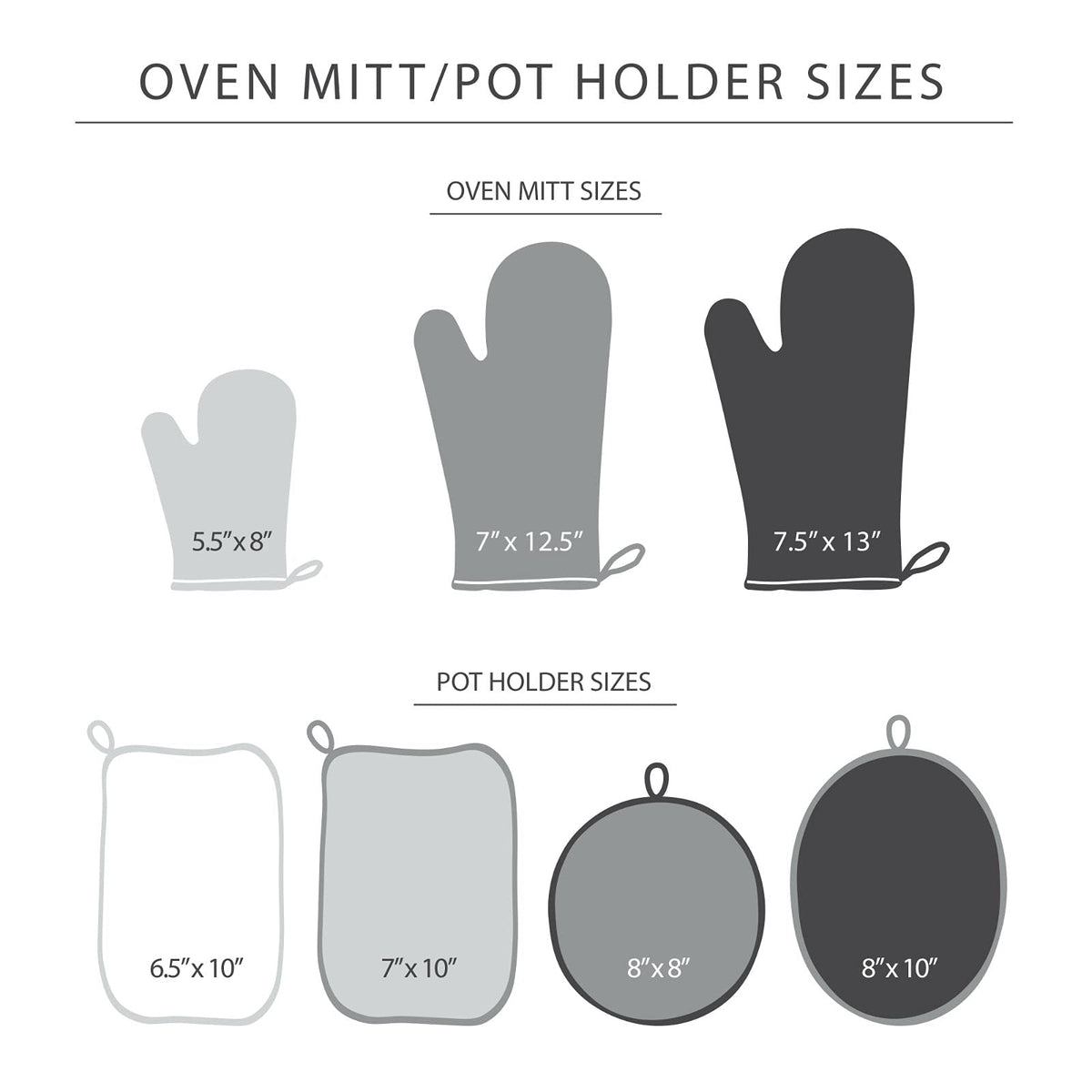 Kitchenaid ribbed silicone set pairs with pot holders for complete kitchen look