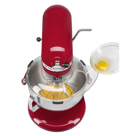 KitchenAid Secure Fit angled ingredient slide for easy, mess-free ingredient addition