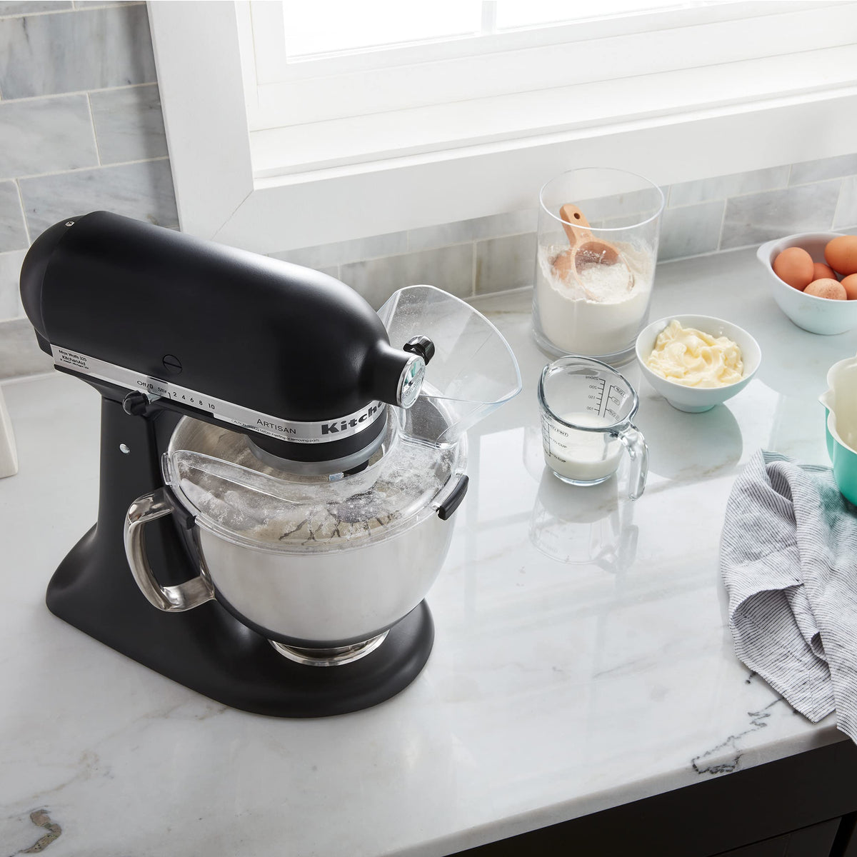 KitchenAid shield model-ksmthps included for compatible tilt-head mixers