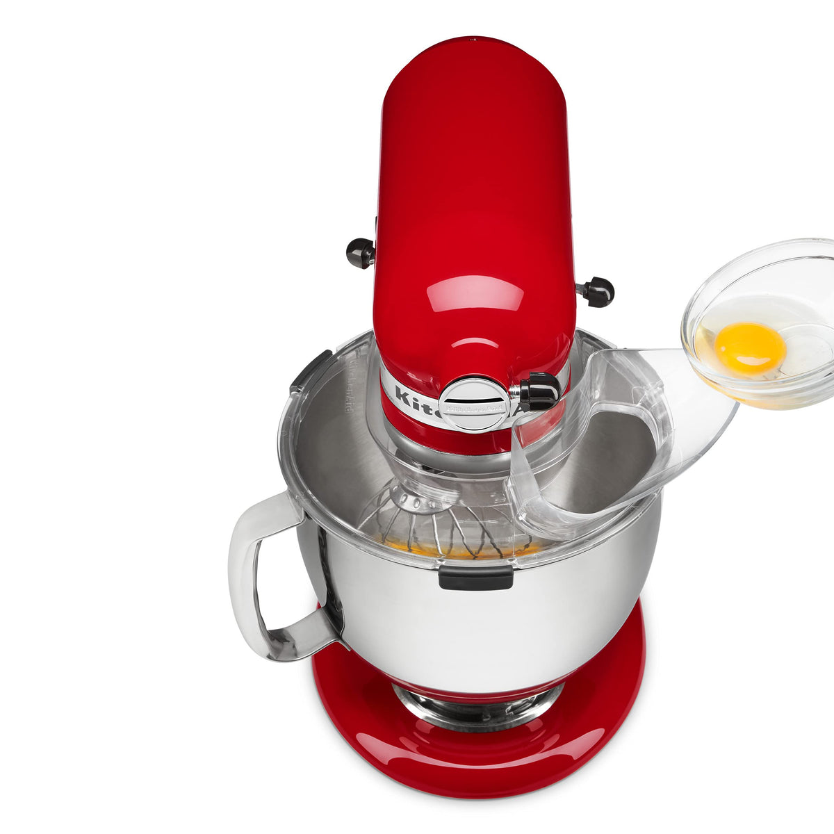 KitchenAid Shield helps keep ingredients in the bowl and minimizes countertop mess