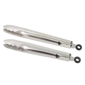 Set of two KitchenAid tongs ready for cooking and serving tasks