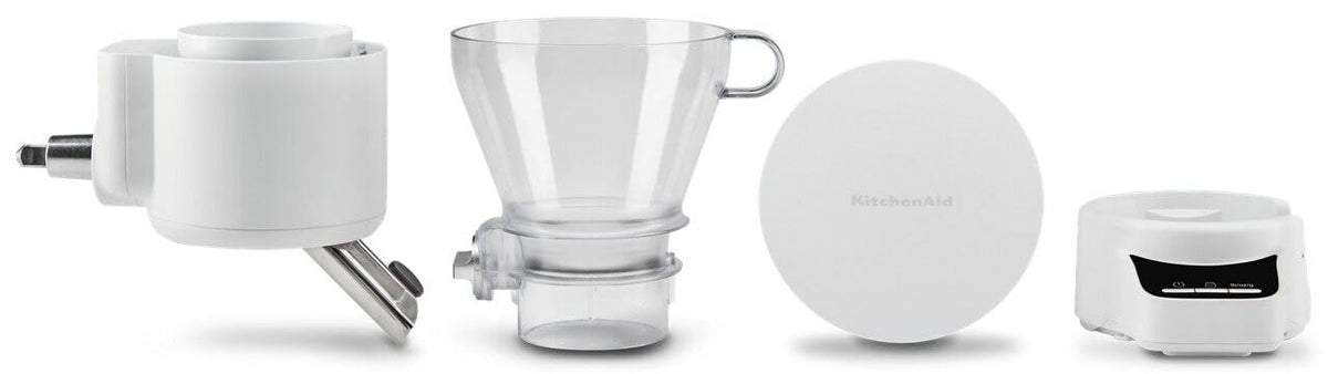 KitchenAid Sifter Scale Attachment removable sifter facilitates thorough, clean dry-ingredient addition.