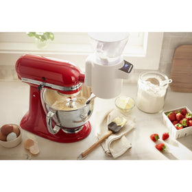 KitchenAid Sifter Scale Attachment scale plate allows countertop use when not mixing.