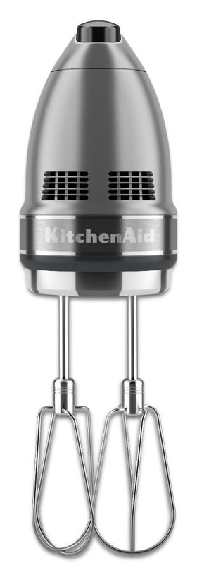 KitchenAid stainless-steel turbo beater II in use for chunky mix-ins like nuts.