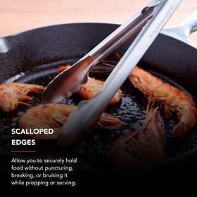 KitchenAid tongs are dishwasher safe for quick cleanup after cooking.