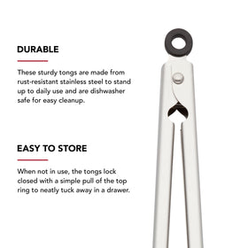 KitchenAid dishwasher safe tongs for easy cleanup after cooking