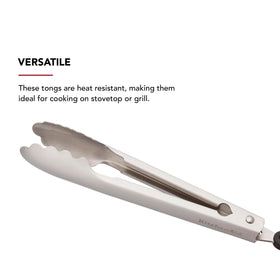 KitchenAid stainless steel tongs offering durable everyday performance