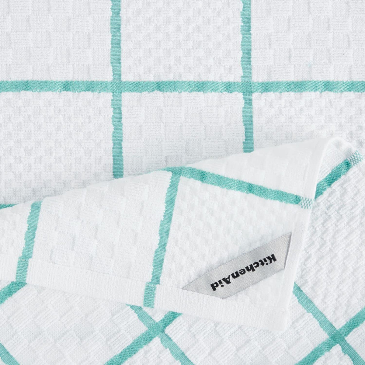 KitchenAid Towels feature hang loops for easy drying and storage