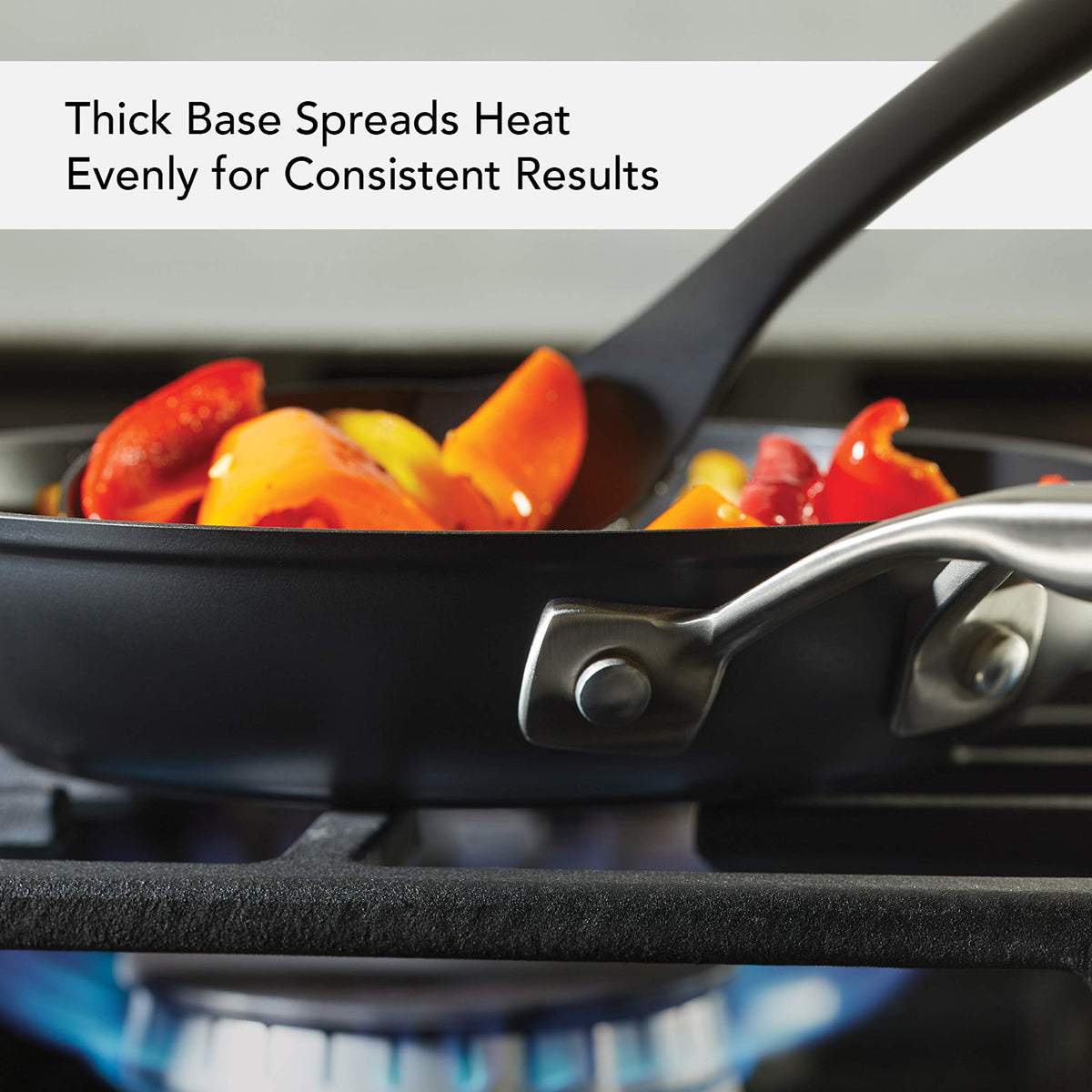 KitchenAid triple-layer nonstick interior promotes easy food release