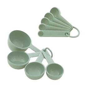 KitchenAid 9-piece measuring set with easy-to-read markings for precise wet and dry measuring.