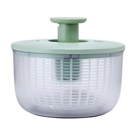 KitchenAid universal salad spinner pistachio bowl for drying greens, keeps lettuce crisp
