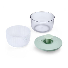 KitchenAid pistachio spinner lid-lock secures pump for easy storage