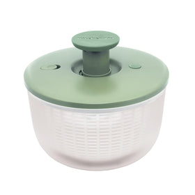 Pistachio KitchenAid spinner with non-slip base stabilizes on counters