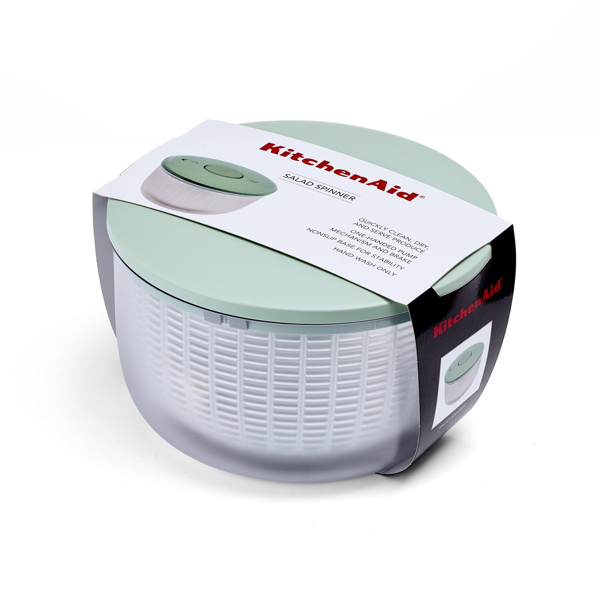 Spinner serving bowl by KitchenAid for easy salad plating