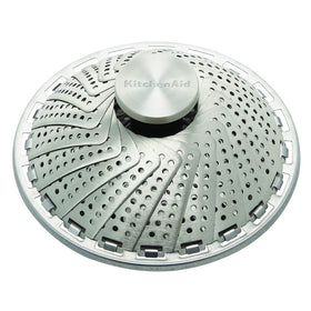 KitchenAid steamer basket adjustable handle extended for easy filling and transport