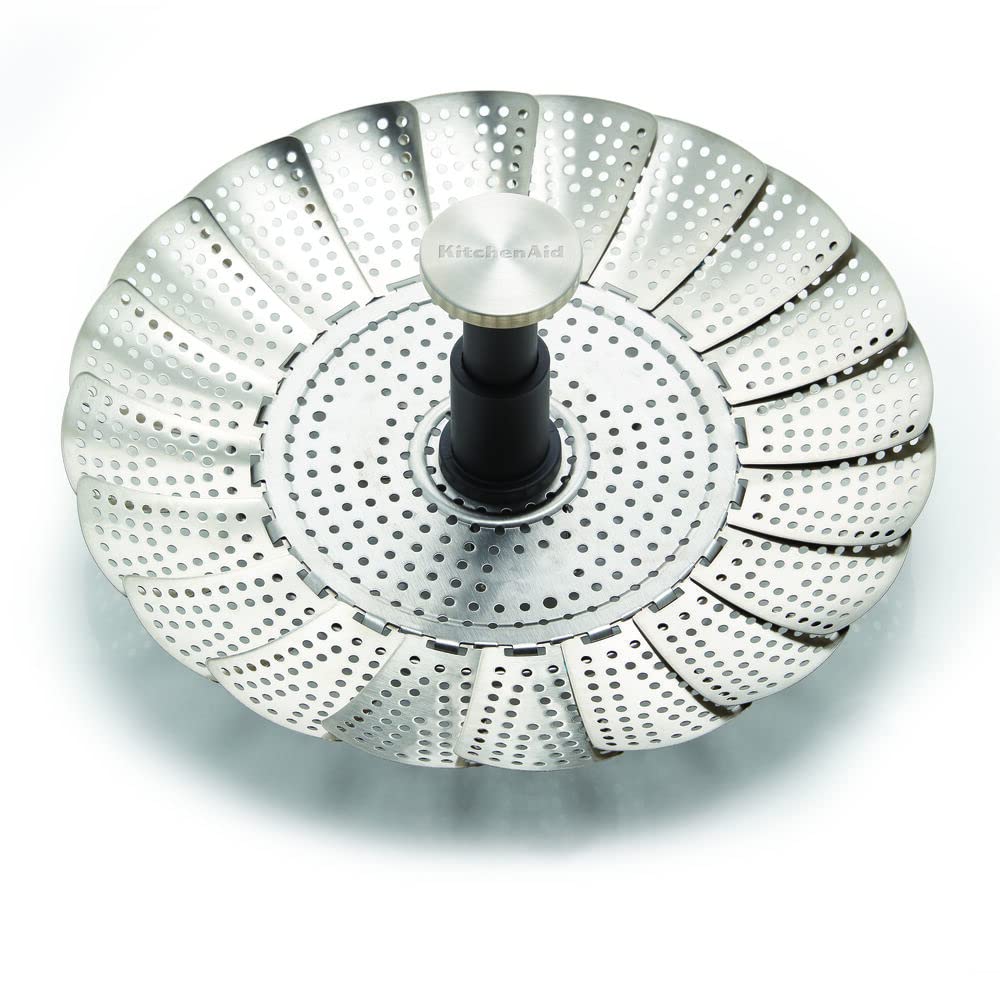 KitchenAid steamer basket soft-touch feet elevate above water