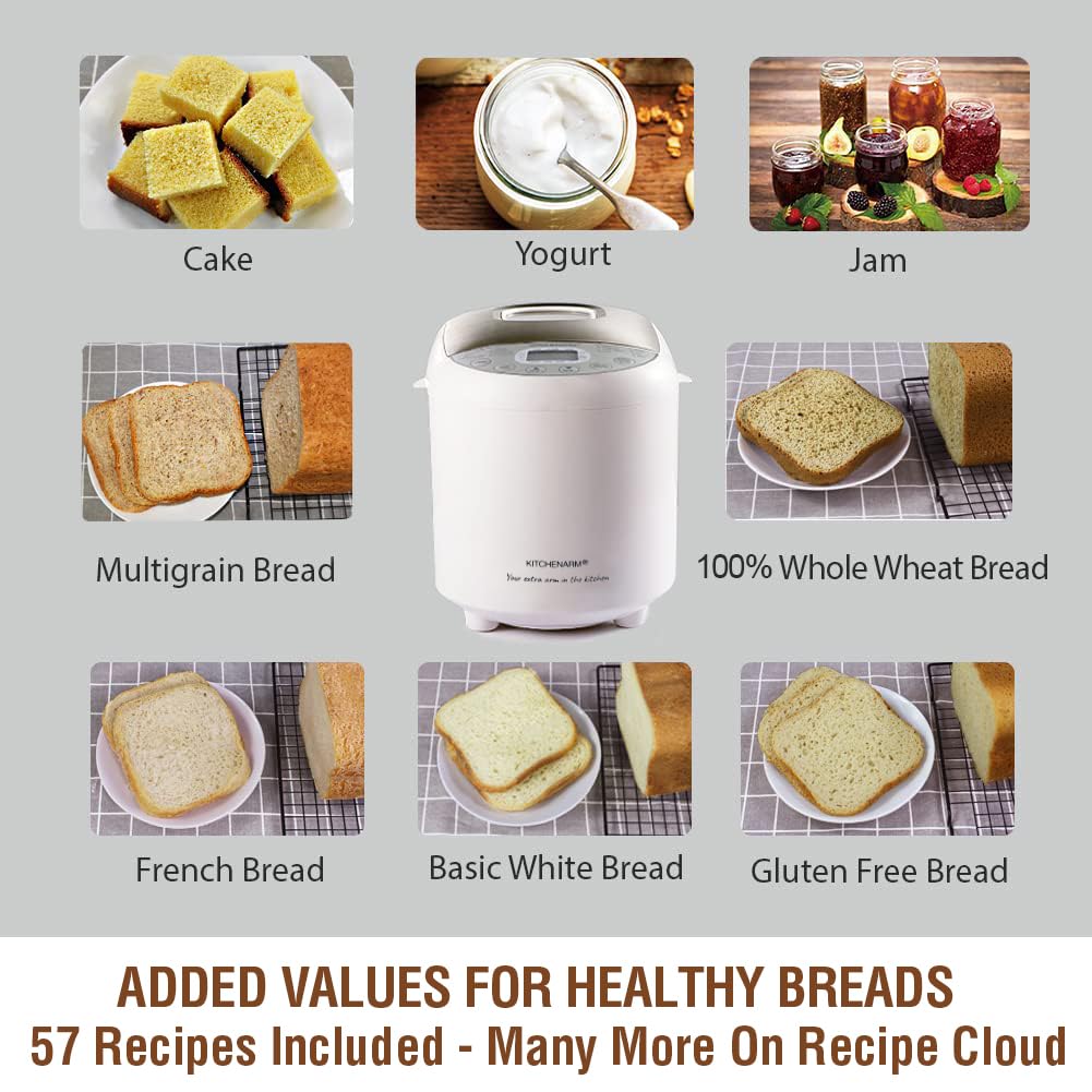 HOME MADE menu setup on KITCHENARM for custom bread cycles.