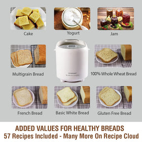 HOME MADE menu setup on KITCHENARM for custom bread cycles.