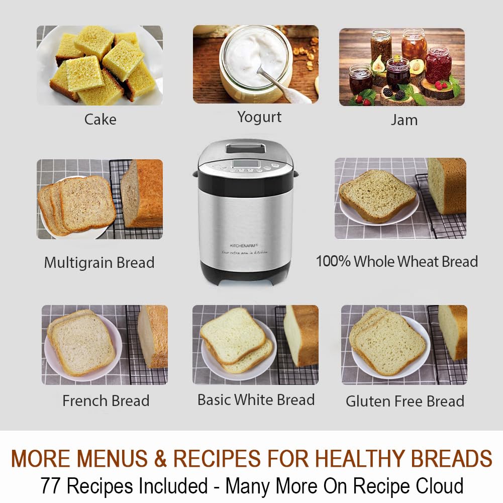 KITCHENARM home made menu setup for customizable recipes.