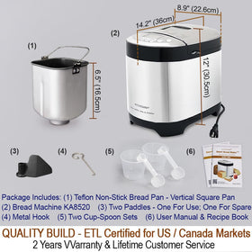 KITCHENARM stainless steel exterior for durable kitchen use.