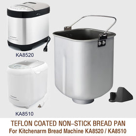 KitchenArm pan with nonstick Teflon coating for easy bread release.