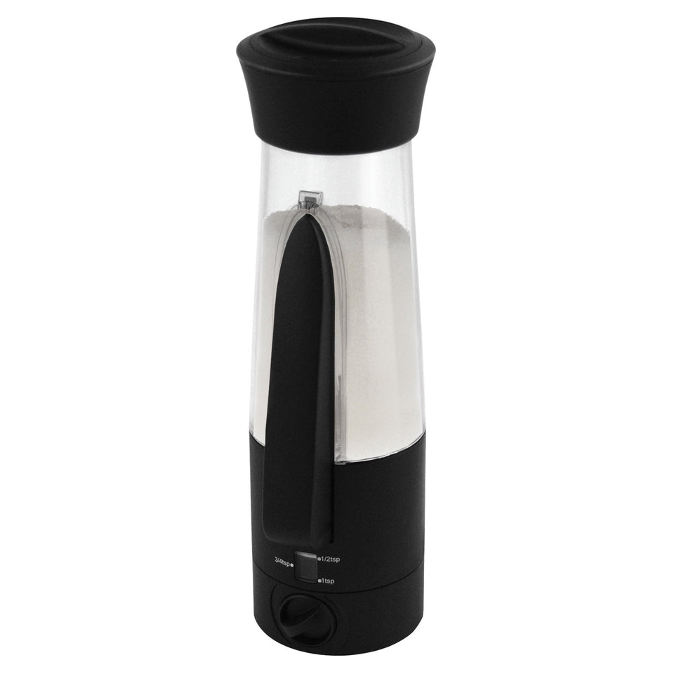KitchenArt Automeasure dispenser front view for convenient countertop use.