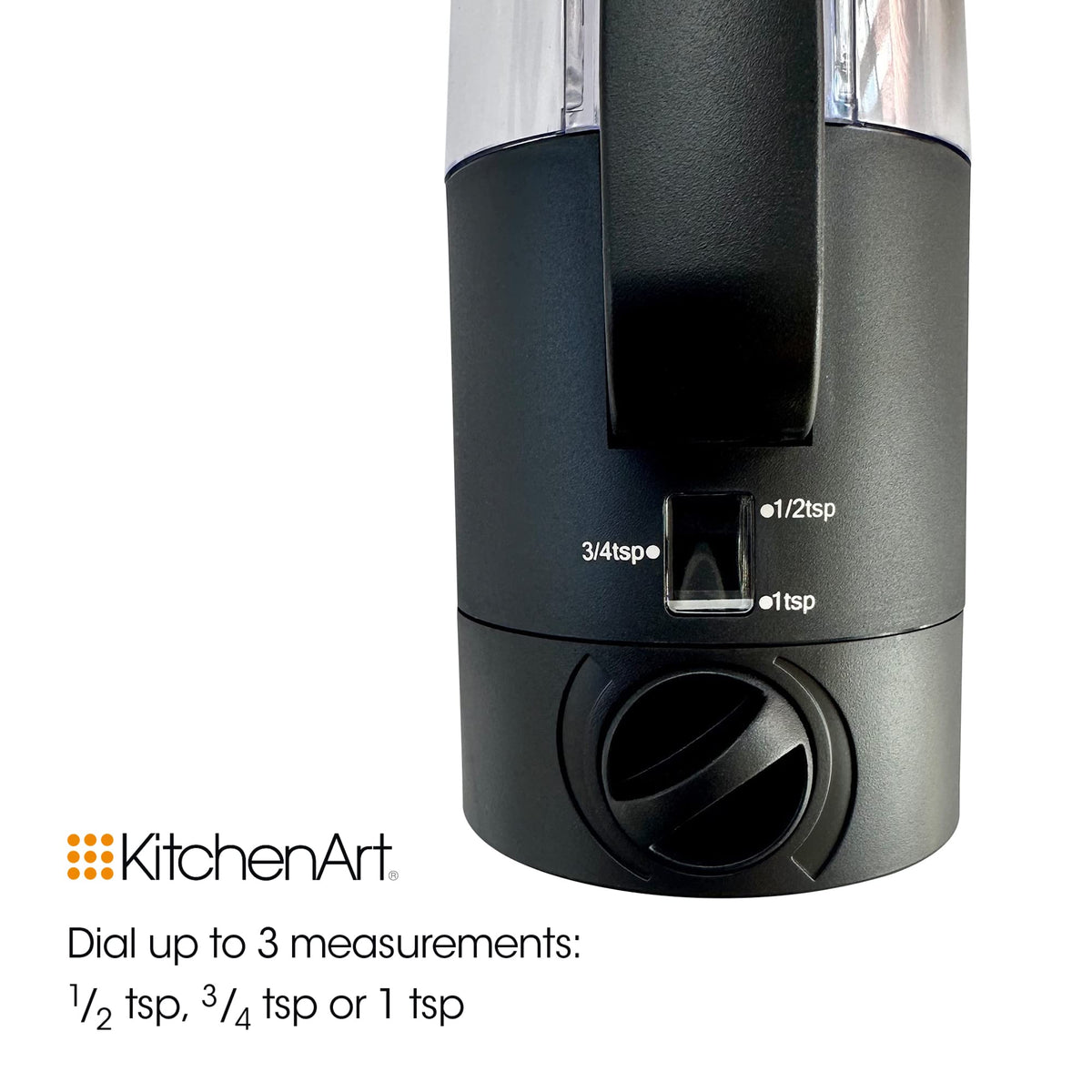 Durable SAN plastic body built for daily kitchen use.