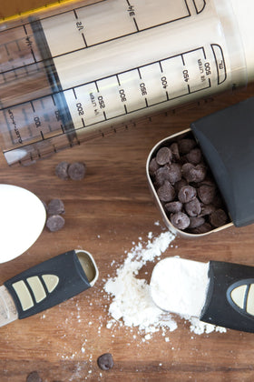 KitchenArt Baker’s Pro Adjust-A-Measure Satin Finish adds premium look and durability.