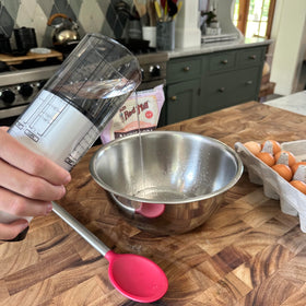 KitchenArt easy pour precision cup ready for everyday cooking tasks.