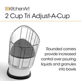 KitchenArt Pro silver-finish spoons add style while delivering reliable measurements.