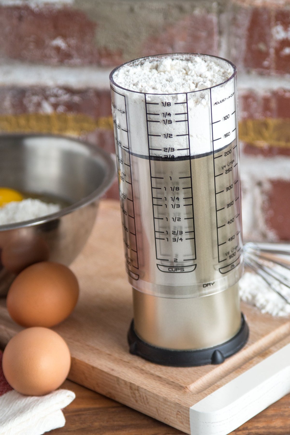 KitchenArt Adjust-A-Cup is hand-wash friendly for easy cleaning.