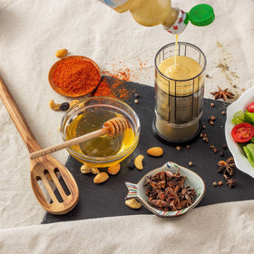 KitchenArt Adjust-A-Cup space-saving design ideal for small kitchens.