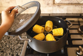 Kitchenatics air fryer rack doubles as sturdy pot cooling aid
