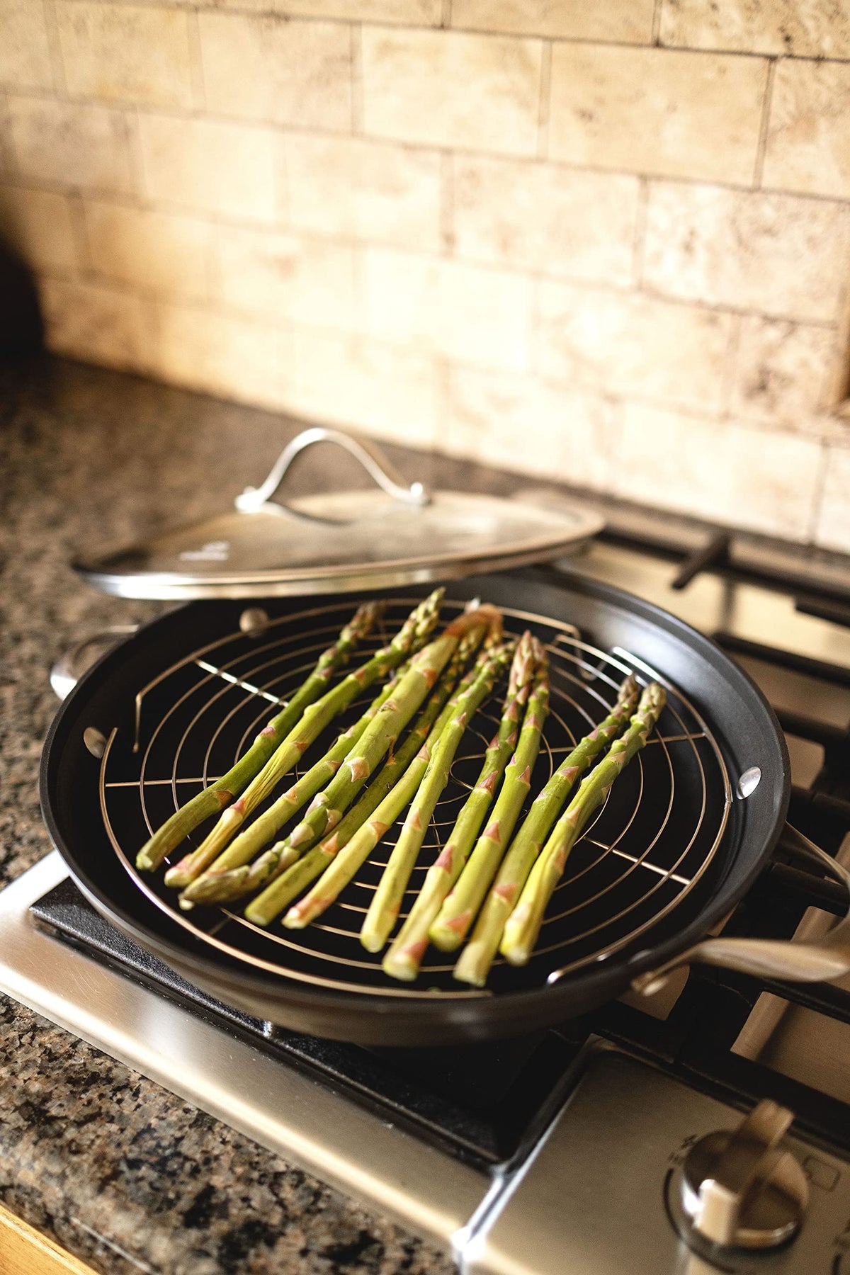 Kitchenatics oven safe rack withstands high temps during baking