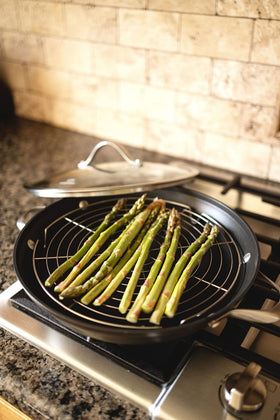 Kitchenatics oven safe rack withstands high temps during baking