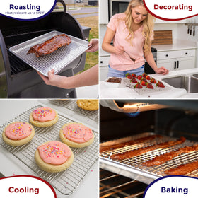 Kitchenatics rack featuring patented welds for lasting durability in busy kitchens.