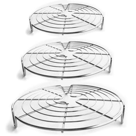 Kitchenatics round cooling rack 7.5-inch for even cooling in ovens and air fryers