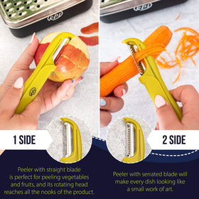 KitchenBe1 rubber-footed-base prevents sliding on the counter during use.