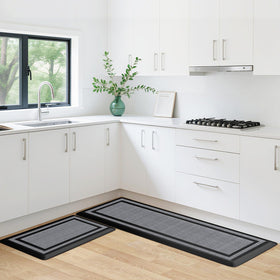 KitchenClouds easy cleaning surface being wiped with a damp cloth for maintenance