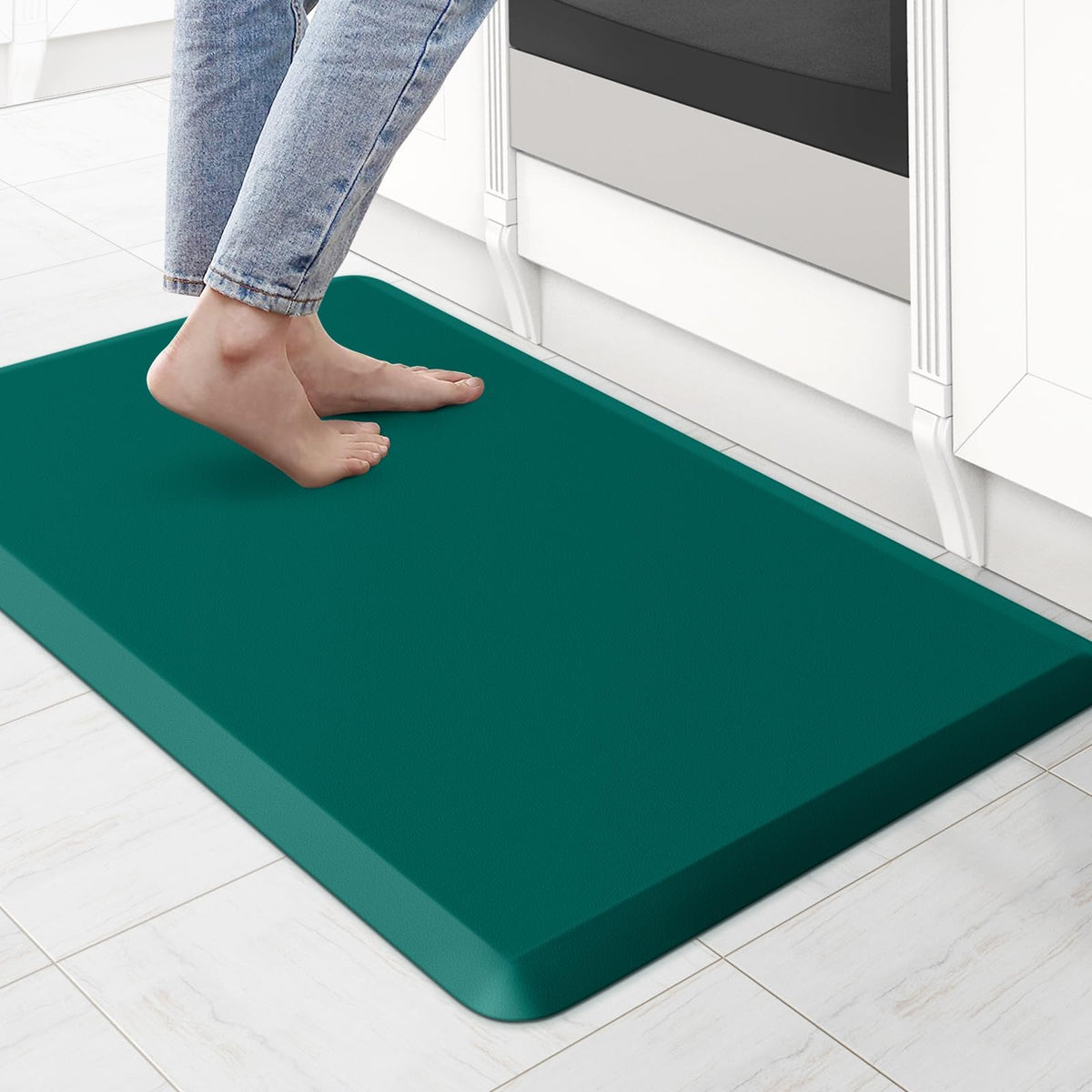 KitchenClouds kitchen mat anti-fatigue with thick cushioning for standing tasks