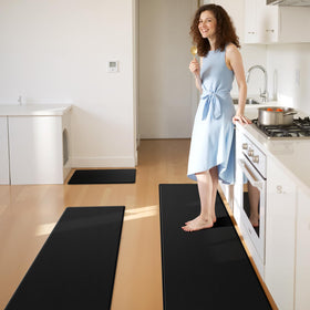 KitchenClouds waterproof top surface keeps spills contained and floors protected
